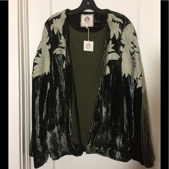 TRADED: Movin On Up Velvet Jacket -“Olive” - Picture 6 of 16